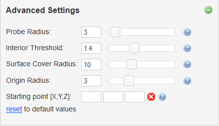 MOLE<em>online</em>  job settings page